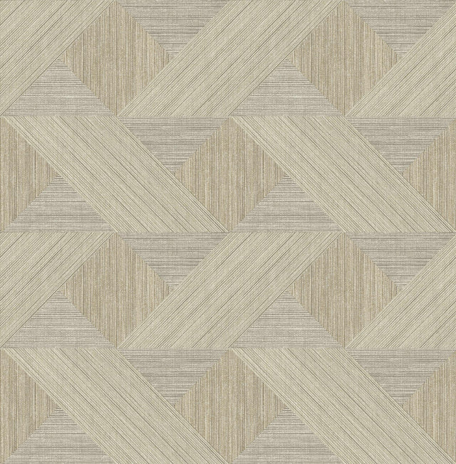 A-Street Prints Geometrics Coffee Wallpaper