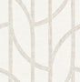 A-Street Prints Stripes Champagne Wallpaper