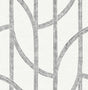 A-Street Prints Stripes Black Wallpaper