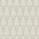 A-Street Prints Ogee Grey Wallpaper