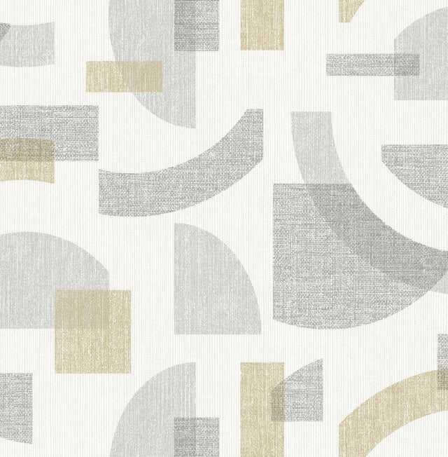 A-Street Prints Geometrics Gold Wallpaper