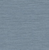 A-Street Prints Faux Grasscloth Denim Wallpaper