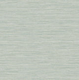 A-Street Prints Faux Grasscloth Sea Green Wallpaper