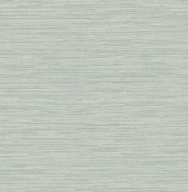 A-Street Prints Faux Grasscloth Sea Green Wallpaper
