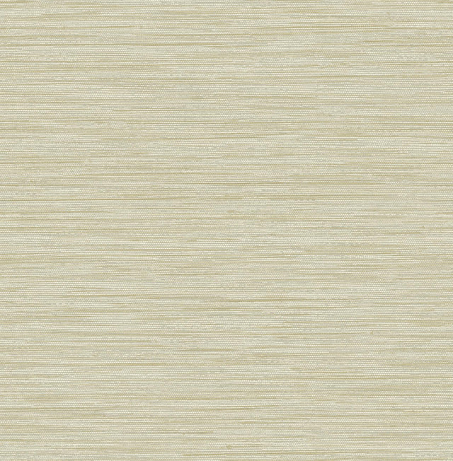 A-Street Prints Faux Grasscloth Gold Wallpaper