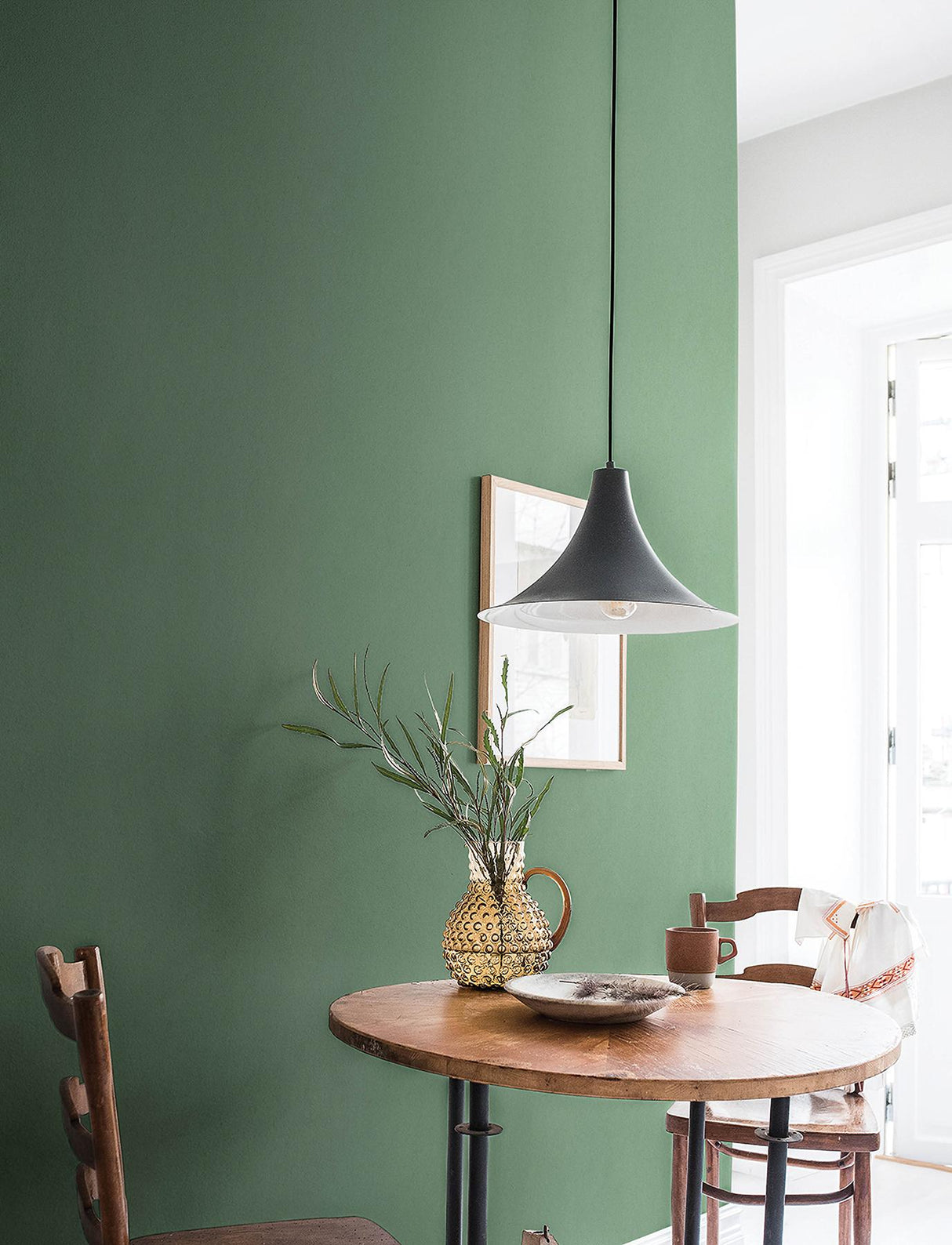 A-Street Prints Solids Dark Green Wallpaper