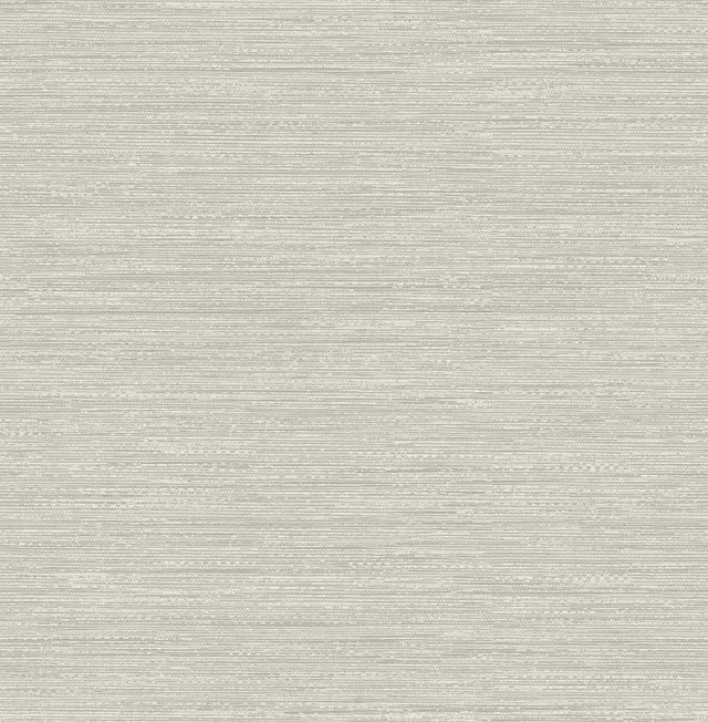 A-Street Prints Faux Grasscloth Grey Wallpaper