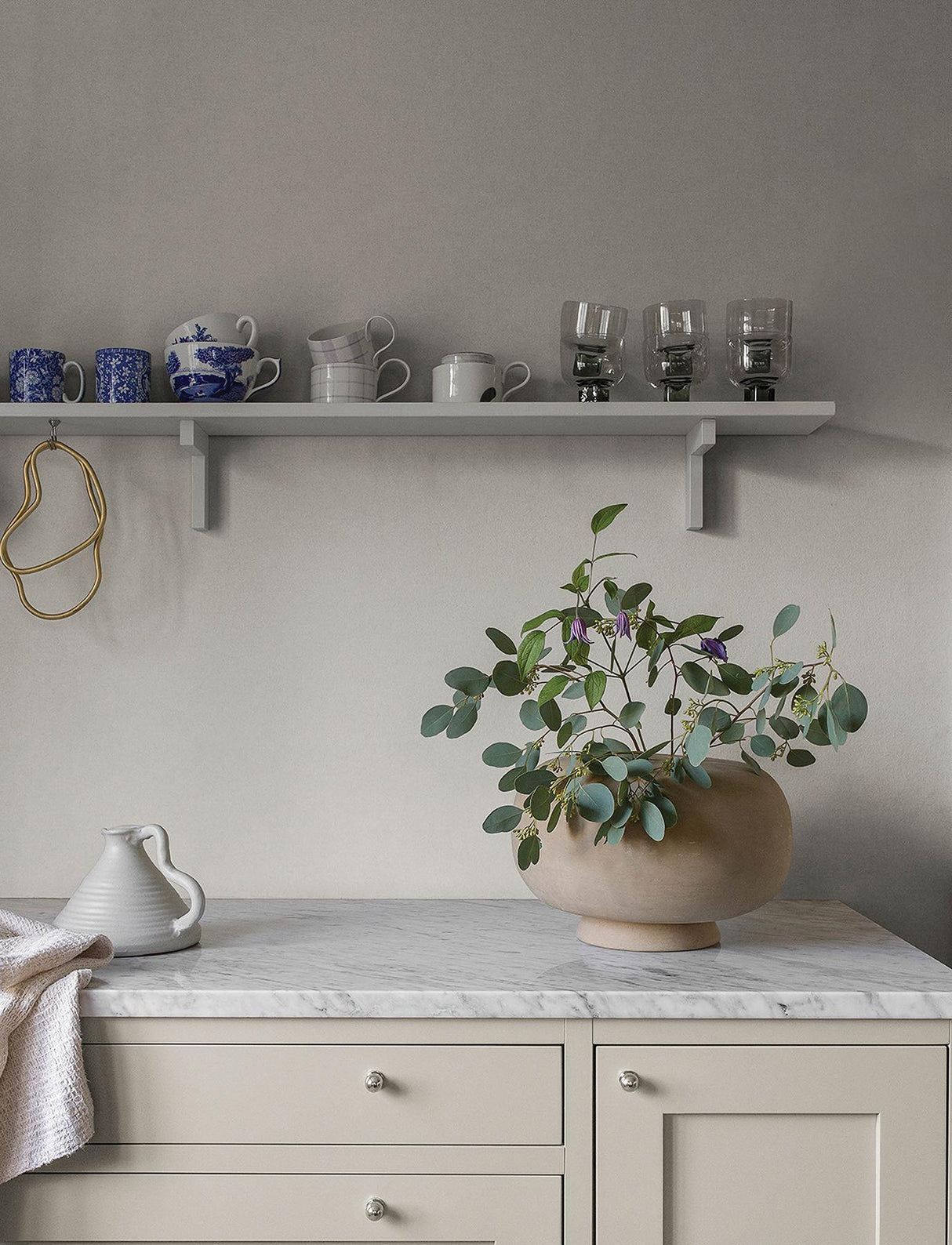 A-Street Prints Solids Dove Wallpaper