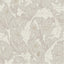 A-Street Prints Granville White Leafy Vine Wallpaper