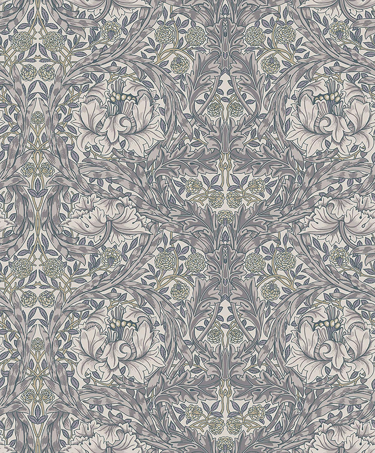 A-Street Prints Botanical Grey Wallpaper