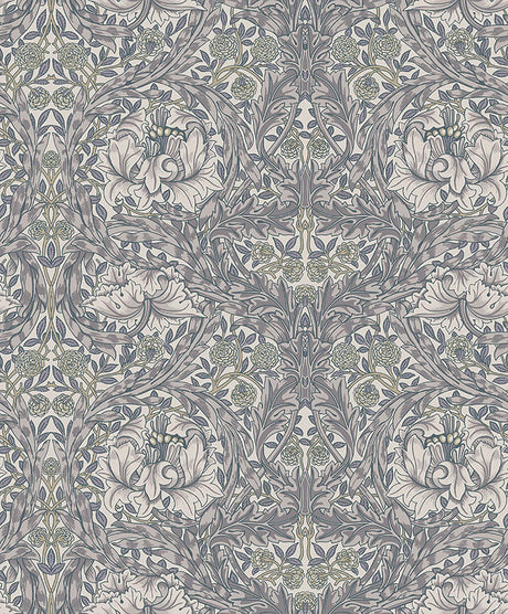 A-Street Prints Botanical Grey Wallpaper
