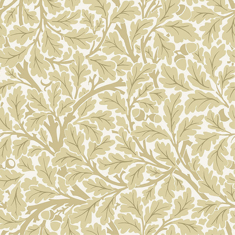 A-Street Prints Leaves Light Yellow Wallpaper