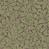 A-Street Prints Leaves Plum Wallpaper