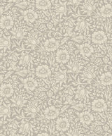 A-Street Prints Flowers Grey Wallpaper