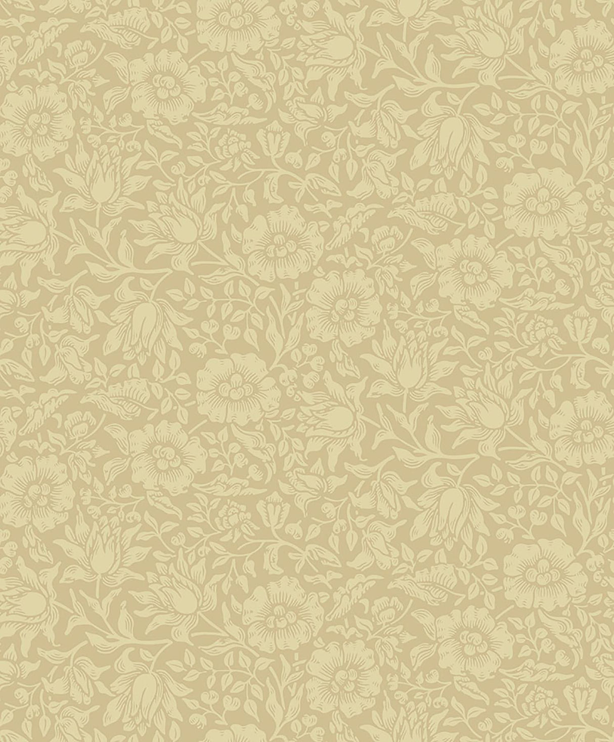 A-Street Prints Flowers Butter Wallpaper