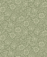 A-Street Prints Mallow Green Floral Vine Wallpaper
