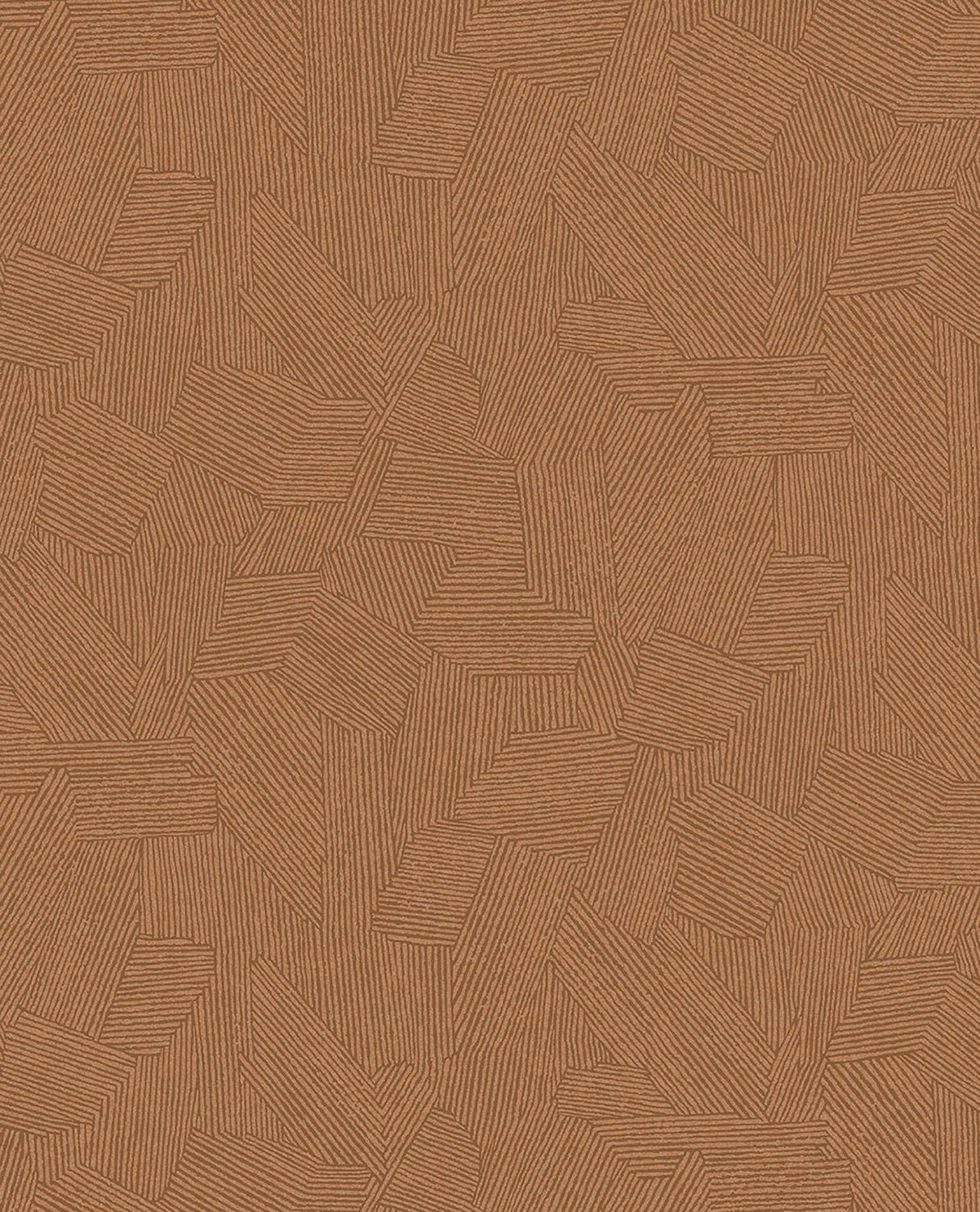 Brewster Home Fashions Clio Copper Lined Geometric Wallpaper