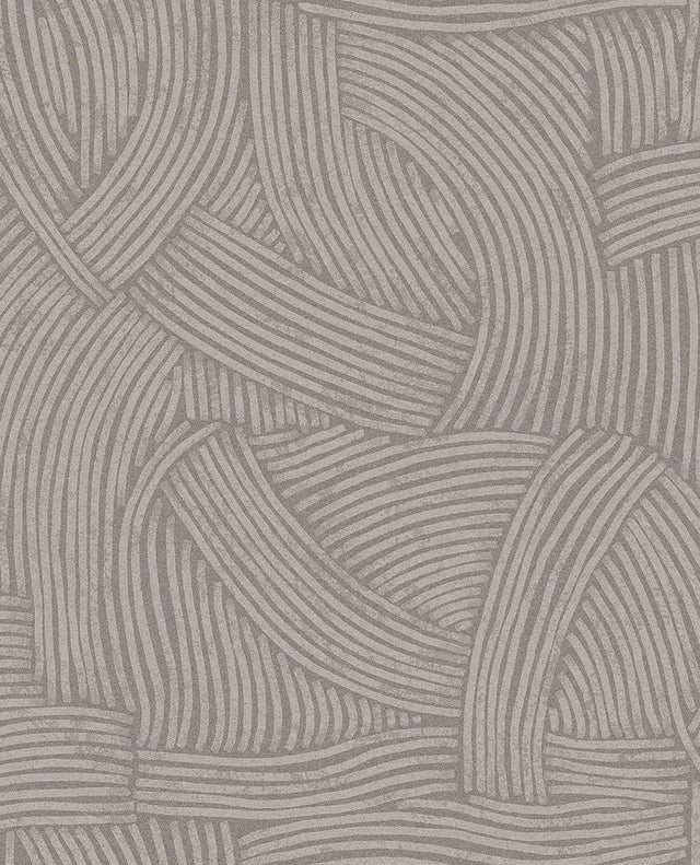 Brewster Home Fashions Freesia Charcoal Abstract Woven Wallpaper