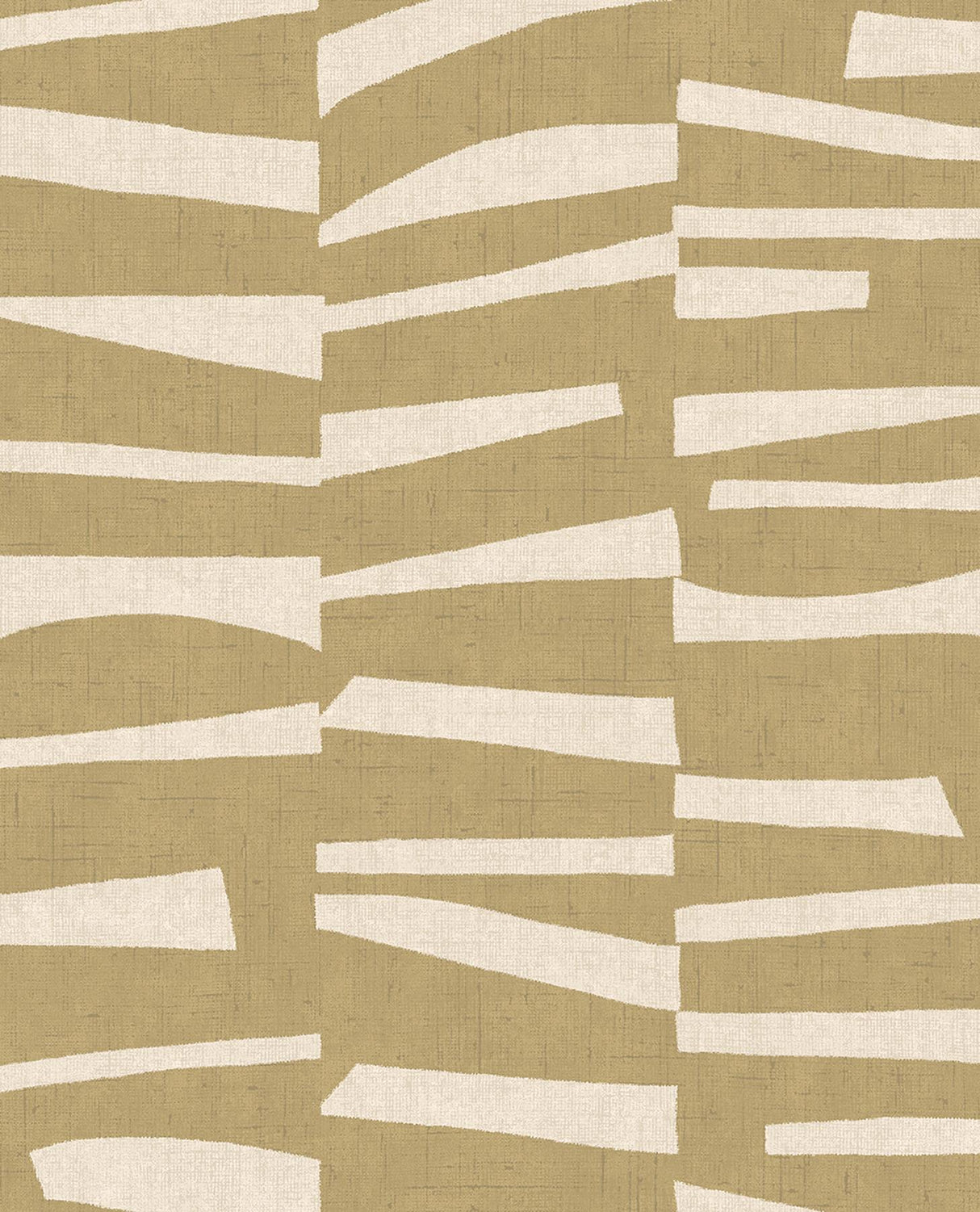 Brewster Home Fashions Ode Mustard Staggered Stripes Wallpaper