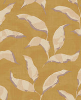 Brewster Home Fashions Callista Mustard Leaves Wallpaper