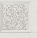 Brewster Home Fashions Albie Dove Carved Panel Wallpaper