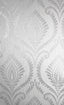 Brewster Home Fashions Estelle Grey Damask Wallpaper