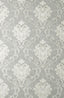 Brewster Home Fashions Florentine Grey Damask Wallpaper