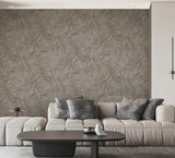 Brewster Home Fashions Aspen Stone Leaf Wallpaper
