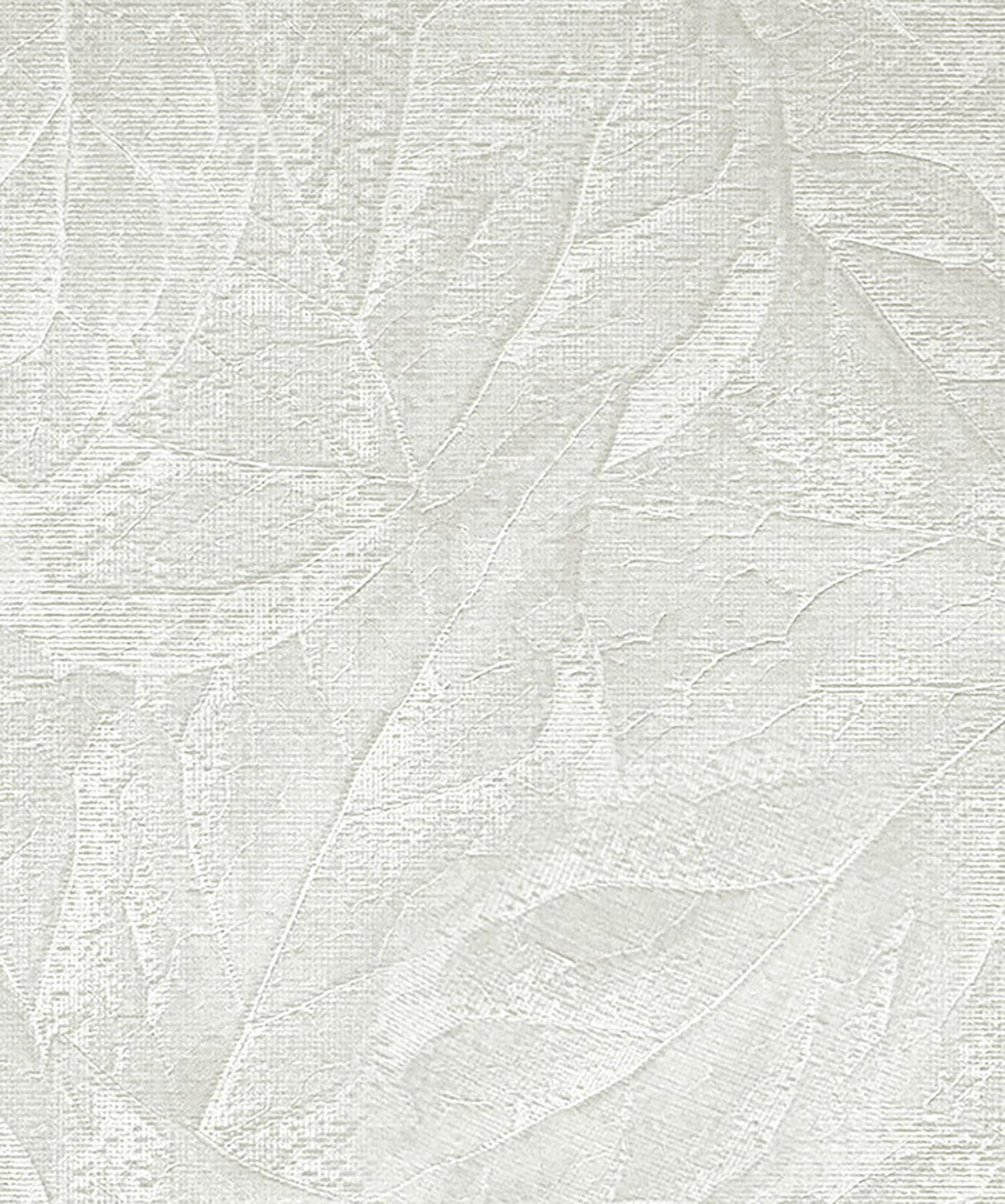 Brewster Home Fashions Aspen White Leaf Wallpaper
