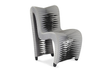 Phillips Collection Seat Belt Dining Gray/Black Chair