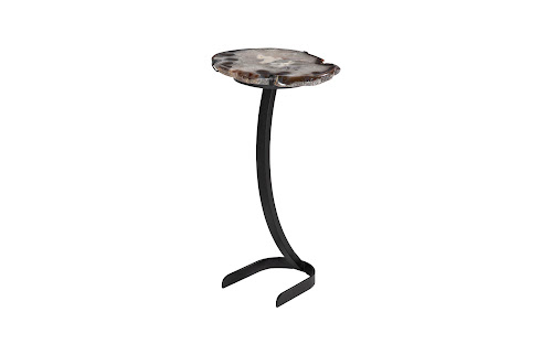 Phillips Collection Agate Horseshoe Base Assorted Side Table
