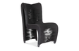 Phillips Collection Seat Belt Dining High Back Black/Black Chair