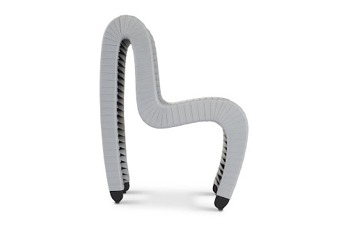 Phillips Collection Seat Belt Dining Gray/Gray Chair