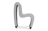 Phillips Collection Seat Belt Dining Gray/Gray Chair
