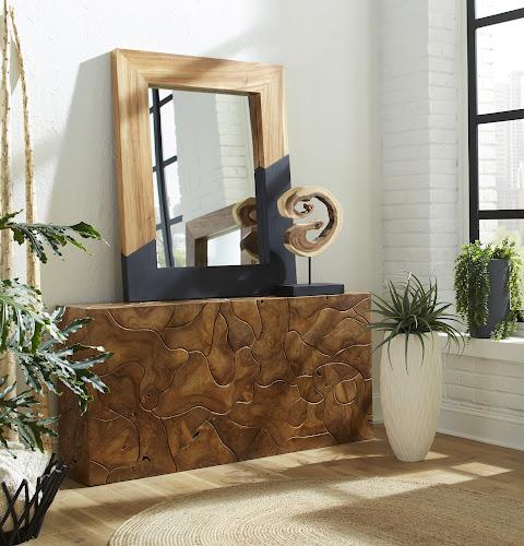 Phillips Collection Teak Slice Natural Console
