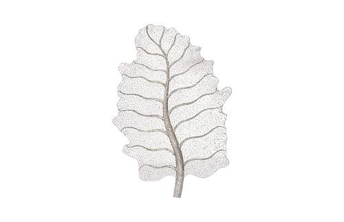 Phillips Collection Metallurgy Leaf Wall Art Stainless Steel Accent