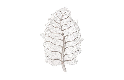 Phillips Collection Metallurgy Leaf Wall Art Stainless Steel Accent