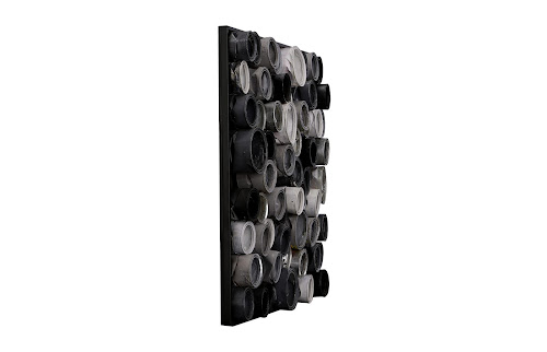 Phillips Collection Paint Can Wall Art, Square Mixed Neutrals Assorted LG Accent