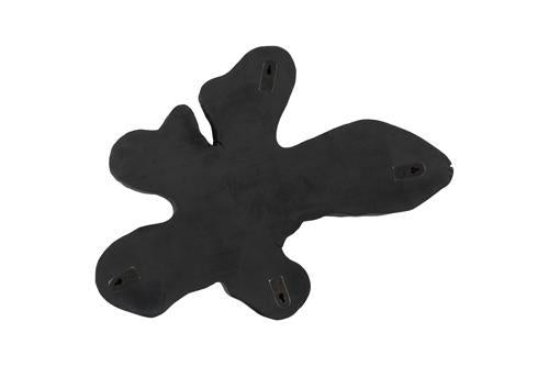 Phillips Collection Freeform Teak Wall Slice MD Black Wall Art