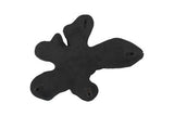 Phillips Collection Freeform Teak Wall Slice MD Black Wall Art