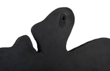Phillips Collection Freeform Teak Wall Slice MD Black Wall Art