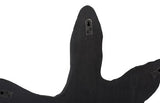 Phillips Collection Freeform Teak Wall Slice LG Black Wall Art