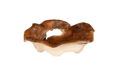 Phillips Collection Carving , Natural Small Bowl