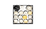 Phillips Collection Paint Can Wall Art, Square Mixed Neutrals Assorted SM Accent