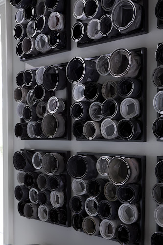 Phillips Collection Paint Can Wall Art, Square Mixed Neutrals Assorted SM Accent
