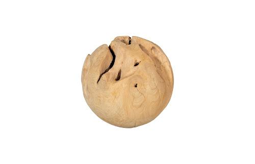 Phillips Collection Teak Wood Ball Small Bleached Object