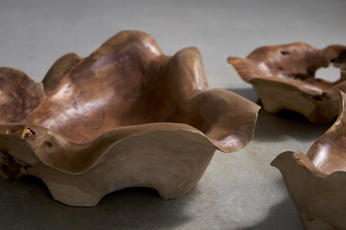 Phillips Collection Carving , Natural Medium Bowl