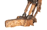 Phillips Collection Mustang Horse Armored Sculpture Rearing Natural Bronze Finish Accent