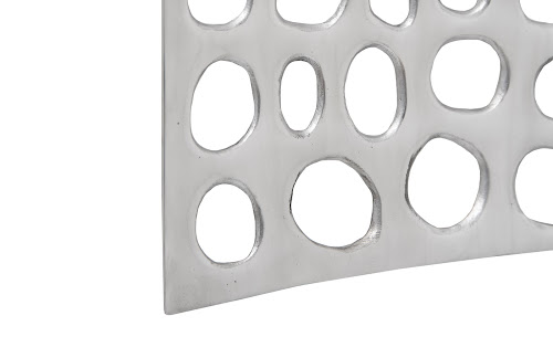 Phillips Collection Polka Dot Wall Tile Silver Wall Art