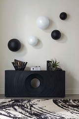 Phillips Collection Ball on the Wall Extra Small Matte Black Accent